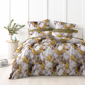 <b>King</b> <b>Size</b> Luxury Floral Bedding Set | Colorful Printed Bed <b>Sheet</b> with Pillow Covers - Product Image 1
