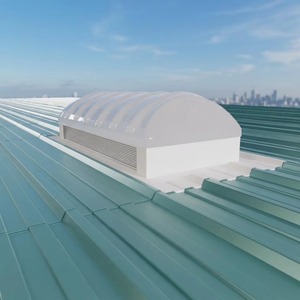Dôme de puits de lumière en polycarbonate résistant aux chocs et aux intempéries avec rebords de toit en plastique personnalisés pour toits en acier - Product Image 4