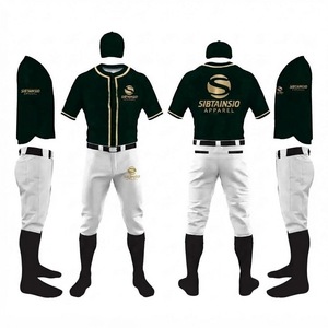 Combinaisons de sport professionnelles personnalisées pour le baseball et le softball avec pantalons longs respirants et à séchage rapide, uniformes de baseball - Product Image 1