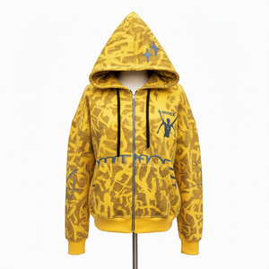 Sudadera con capucha para hombre, diseño único, estampado, 100% algodón, fabricada en fábrica, para la temporada de invierno, precio económico, la sudadera más demandada. - Product Image 1