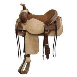 Silla de montar de cuero de primera calidad, hecha a mano, con detalles grabados y diseños personalizados, para accesorios de equitación y carreras de caballos. - Product Image 4