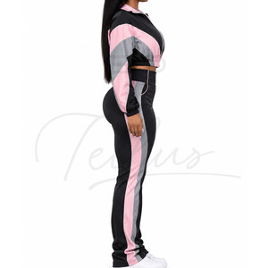 Conjunto Deportivo Casual para Mujer, Modelo 2026, de Alta Demanda, Color Sólido, Manga Larga, Top y Pantalones, Tallas Grandes, Ropa de Gimnasio, Mejor Precio - Product Image 3