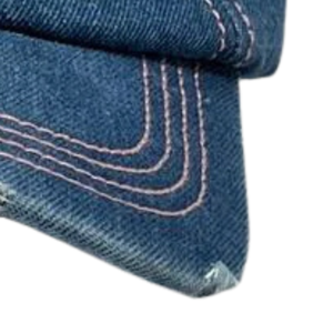 AKA Medium Wash Denim <b>Hat</b> Medium Blue Distressed Denim <b>Cap</b> with Green Embroidered Letters Adjustable Baseball <b>Hat</b> for Women - Product Image 2