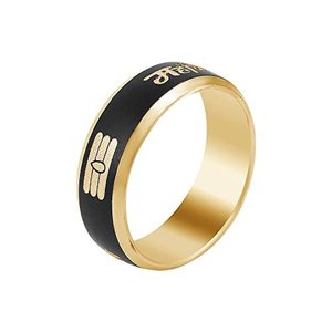 Morir Two Tone Gold Engagement <b>Tungsten</b> <b>Ring</b> with Crown Design Modern Artisanal Handcrafted Step Beveled Edge Band for Unisex - Product Image 4