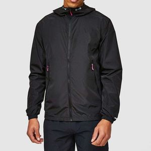 <b>Men's</b> Winter Thick Zipper Canvas Windbreaker <b>Jacket</b> <b>Waterproof</b> Breathable Hooded Anti-UV Reversible <b>for</b> <b>Cycling</b> Running OEM - Product Image 1