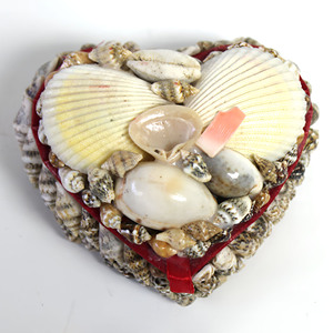 Love <b>Heart</b> <b>Shape</b> <b>Box</b> Made of Natural Sea Shells Gift Boxes Jewelry Container with Velvet Liner Souvenir Tourist Gifts - Product Image 3