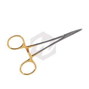 Halsey Needle Holder <b>Tungsten</b> Carbide Surgical Stainless Steel Medic Instruments Suturing Dental Veterinary Medical 14cm Curved - Product Image 4