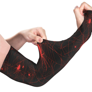 Manchons de compression pour bras personnalisés pour le sport, le golf, le volley-ball, le basketball, le cyclisme, taille unisexe, couleur unie, 100% polyester respirant - Product Image 2