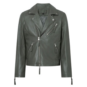 Outdoor Wear Fast Shipping Fashionable Men's Leather <b>Jacket</b> Customized Pure Leather Material Heavyweights Men's <b>Biker</b> <b>Jacket</b> - Product Image 1