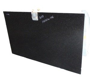 แผ่นหินแกรนิตสีดำกาแลคซีของอินเดียคุณภาพสูงทนความร้อนกันรอยขีดข่วนพื้นผิวโบราณสำหรับวิลล่าที่ทันสมัยกระเบื้องห้องครัว - Product Image 1