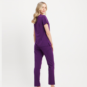 Wholesale Hot Selling Custom Color Design <b>Plus</b> <b>Size</b> Heavyweight Breathable Short Sleeve Women's Hospital Use - Product Image 4
