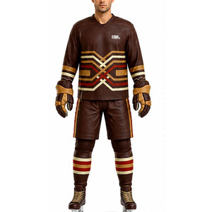 Tenue de hockey sur glace pour hommes, vêtements d'équipe athlétiques durables avec ajustement flexible pour l'entraînement, la compétition et les événements - Product Image 3
