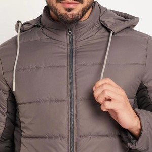 Veste matelassée imperméable personnalisée pour homme, coupe-vent, thermique, à capuche, décontractée, chaude pour l'hiver, vêtement de sport - Product Image 5