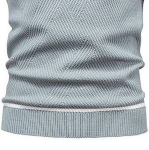 Chemise pour homme de haute qualité en coton 100%, taille personnalisée, respirante, écologique, col roulé, 220g, prix de gros, taille adulte - Product Image 4