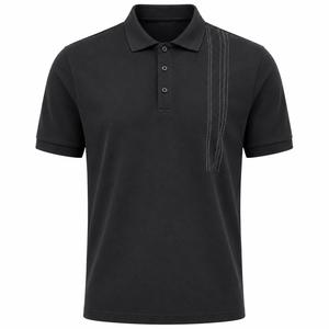 Polo de Manga Corta para Hombre, Color Personalizado, Tejido Piqué, Informal, Transpirable, Diseño de Color Sólido, MOQ Bajo - Product Image 6