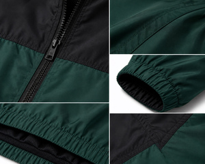 Wholesale Breathable Winter Streetwear Windbreaker <b>Jacket</b> <b>Men</b> Outdoor <b>Lightweight</b> <b>Waterproof</b> Hooded Polyester/Nylon Training OEM - Product Image 5