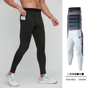 Shorts de sport pour homme, couleur unie, légers, respirants, extensibles, séchage rapide, compression - Product Image 5
