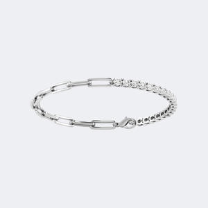 2.00CTW Oval Prong-Set Diamond Tennis <b>Bracelet</b> in 9K Gold - Product Image 5