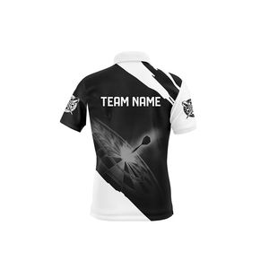 Camiseta de Boliche Profesional de Manga Corta con Estampado Personalizado, Tallas Grandes, con Control de Humedad para Entrenamiento - Product Image 6