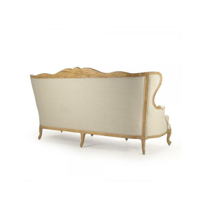 Ensemble de canapé sectionnel en bois antique trois places avec mobilier moderne et structure en teck pour l'ameublement de la maison - Product Image 4