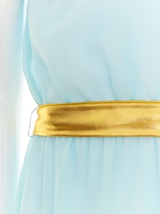 Disfraz de Toga de la Antigua Grecia, Roma y Egipto para Niñas de 6 a 16 Años, Vestido Fluido con Cinturón, Disfraz para Fiestas, Actuaciones en Escenario - Product Image 3
