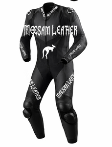 ชุดแข่งรถมอเตอร์ไซค์หนังแท้ ชุดมอเตอร์ไซค์หนังหนา ผลิตในประเทศปากีสถาน ชุดขับขี่มอเตอร์ไซค์ ชุดแข่งรถคุณภาพพรีเมียม Kangaroo - Product Image 2