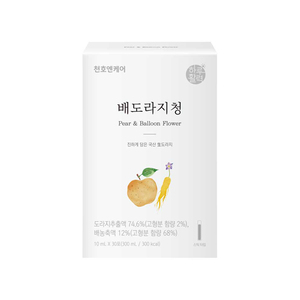 [ChunhoNcare] Succo Concentrato di Frutta Pera e Fiori di Balloon Flower in Stick 100ml * 30 bustine Essenza Liquida Quotidiana con Dolcezza - Product Image 4