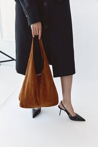 กระเป๋าถือหนังกลับวินเทจแบบปรับแต่งได้กระเป๋าถือลำลองสำหรับผู้หญิงใช้ได้ทุกวัน - Product Image 5