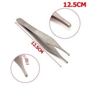 Pinzas Adson Premium AS-786 de Acero Inoxidable para Cirugía de Ametrina, Rinoplastia, Oculoplastia y Cirugía Plástica, Set de Instrumentos para Cartílago - Product Image 3