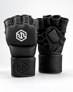 ถุงมือหนัง MMA แบบเปิดนิ้ว สกรีนโลโก้ได้ สำหรับฝึกซ้อม ต่อยมวย ต่อสู้ พร้อมสายรัดข้อมือ ขายส่ง ระดับมืออาชีพ - Product Image 1