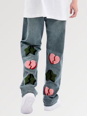 Jeans de Moda Urbana para Hombre 'Daddy Jack' Más Vendidos, Logotipo Personalizado, Cintura Elástica, Frente Plano, Alta Calidad, Estilo Urbano, Transpirables - Product Image 5