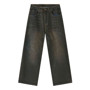 Pantalones Vaqueros Holgados para Hombre, Lavados, de Alta Calidad, con Logotipo Personalizado, el Mejor Diseño - Product Image 5