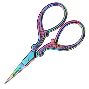 Tijeras afiladas Tijeras de costura para costura Artesanía Diy Multicolor Pequeño 3,6 pulgadas Tijeras de bordado de acero inoxidable - Product Image 2
