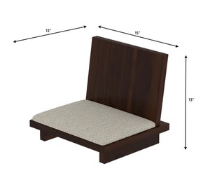 Ensemble de salle à manger contemporain en bois, 6 pièces, chaises rembourrées à dossier solide, table rectangulaire, meubles modernes pour la maison - Product Image 6