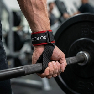 Sangles de musculation rembourrées personnalisées en nylon pour l'entraînement de soulevé de terre et la force athlétique - Product Image 3