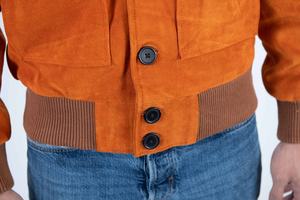 Custom Brand Pure Handmade <b>Suede</b> Leather Fashion <b>Jacket</b> <b>For</b> <b>Men's</b> wholesale - Product Image 3
