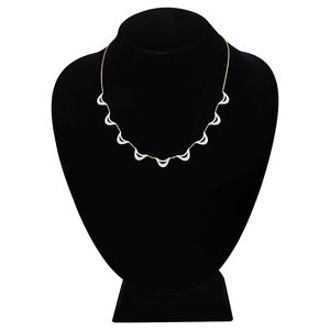 Collar con Colgante de Oro Rosa de 14K de Lujo con Triple Clúster de Diamantes y Halo Marquise, Joyería Fina y Delicada para Mujer, Regalo de Aniversario Trio - Product Image 1