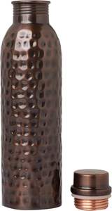 <b>Brushed</b> Copper Water <b>Bottle</b> Slim Ayurvedic Drinking <b>Bottle</b> Reusable Leakproof Metal Flask Custom Logo OEM ODM Wholesale - Product Image 5