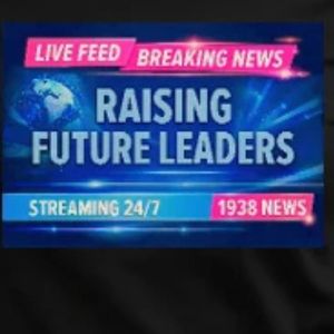 เสื้อยืดกราฟิกแขนสั้นผู้หญิงสีดำ พิมพ์ลาย Raising Future Leaders คอกลม ลำลอง น้ำหนักเบา แฟชั่นทุกวัน - Product Image 6