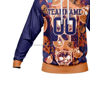 เสื้อฮู้ดดี้แบบมีซิป ผลิตตามสั่ง ปักโลโก้ได้ เป็นมิตรต่อสิ่งแวดล้อม รับผลิตจำนวนน้อย รับผลิตแบบ OEM สกรีนลาย โพลีเอสเตอร์ ผ้าฟลีซ แบบเรียบ - Product Image 4