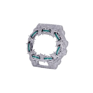 นาฬิกา DW6900 รุ่นพิเศษตกแต่งแบบ Iced Out ตัวเรือนสแตนเลสสตีล หรูหรา สไตล์คนเมือง นาฬิกา gShock - Product Image 3