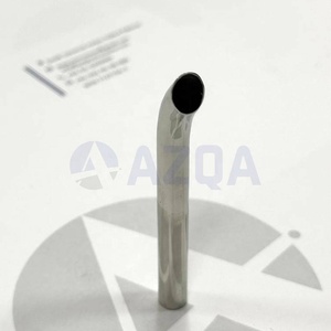Tube récepteur courbé à 45 degrés en acier inoxydable 77 mm, outil professionnel réutilisable pour le piercing corporel - Product Image 6