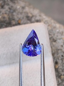 Natural Blue Tanzanite Pear Shape Loose Gemstone Third Party Certified ZUBEDA GEMS <b>JEWELLRY</b> 2.00Ct Wedding Ring Pendant Jewelry - Product Image 2