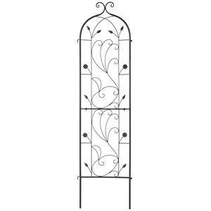 Traliccio da Giardino in Metallo Antiruggine 60x15 per Fiori, Traliccio per Rose Rampicanti da Esterno, Traliccio per Cetrioli, Traliccio da Giardino per Recinzioni e Cancelli - Product Image 1