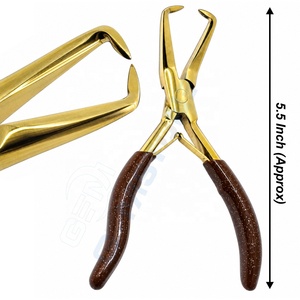 Kit d'outils durables en acier inoxydable pour extensions de cheveux avec pince à micro-perles, ouvre/ferme-perles, ciseaux, crochets, pinces et aiguilles - Product Image 4