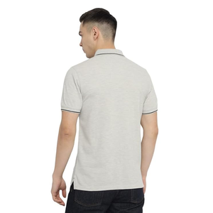 Summer Friendly Men's <b>White</b> Solid Color Short Sleeve <b>Polo</b> Shirt Casual Knitted Cotton Slim Fit Casual Men <b>Polo</b> Shirts - Product Image 6