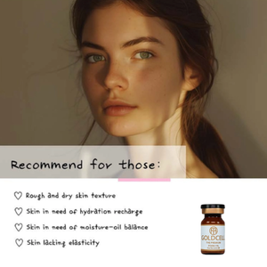 Ampoule Glow Skin PDRN 5% Peptides, extrait d'ADN de saumon, acide hyaluronique, glutathion, sérum professionnel pour le visage raffermissant pour la peau - Product Image 4