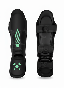 Equipo de Protección, Protectores de Tibia de Piel Sintética PU Personalizados para Muay Thai, Diseño de Última Generación, Protección Completa para Kickboxing, MMA y Artes Marciales - Product Image 3