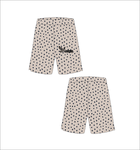 Shorts de bain décontractés pour hommes grande taille Ferocious Clothing à motif à pois, taille mi-haute élastique - Product Image 1