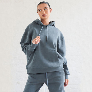 Sudaderas con Capucha para Mujer, Tallas Grandes, Servicio OEM, Personalizadas, de Felpa, para Invierno y Primavera, 100% Algodón, Tejido de Rizo - Product Image 1